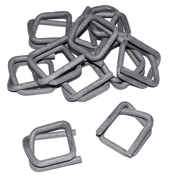 LINDER metalen clips gefosfateerd, voor 16 mm bandbreedte, 1000 stuks, B5P35