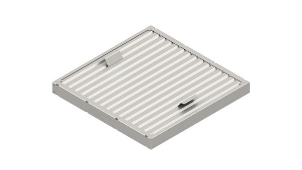 Stalgast Flammschutzfilter LC2 Typ A Zyklonen-/Labyrinthfilter 500x500x50 mm, FS50505A