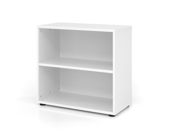 Hammerbacher plank 928RE, 2 OH, romp: wit, 80 x 40 x 74,6 cm (BxDxH), V928RE/W