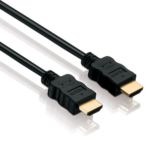 Helos aansluitkabel, HDMI stekker/stekker, 4K, BASIC, 5,0m, zwart, 118872