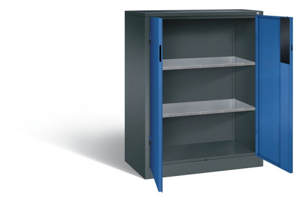 C+P gereedschapskast Acurado, H1200xW930xD500mm, kleur: antracietgrijs / gentiaanblauw, verzonken handgreep, 8521-052 S10229