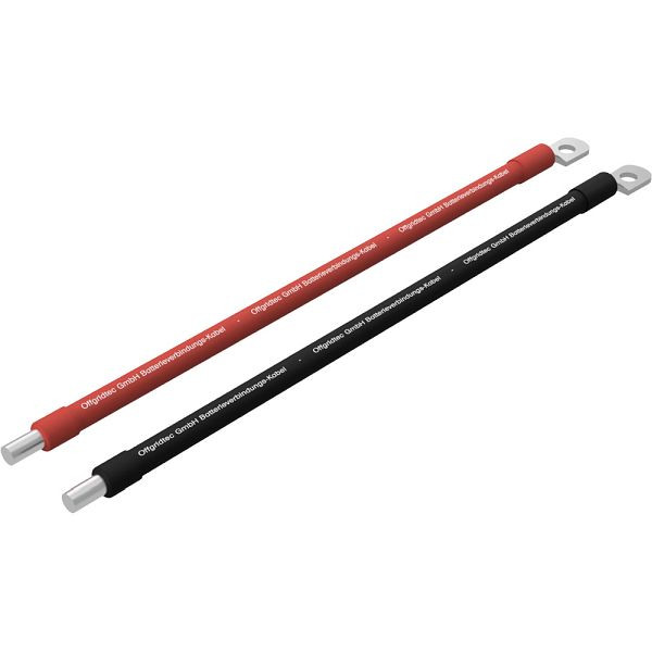 Offgridtec 2m accukabel 25mm² M8 klem naar schroefklem aansluiting, 8-01-010656