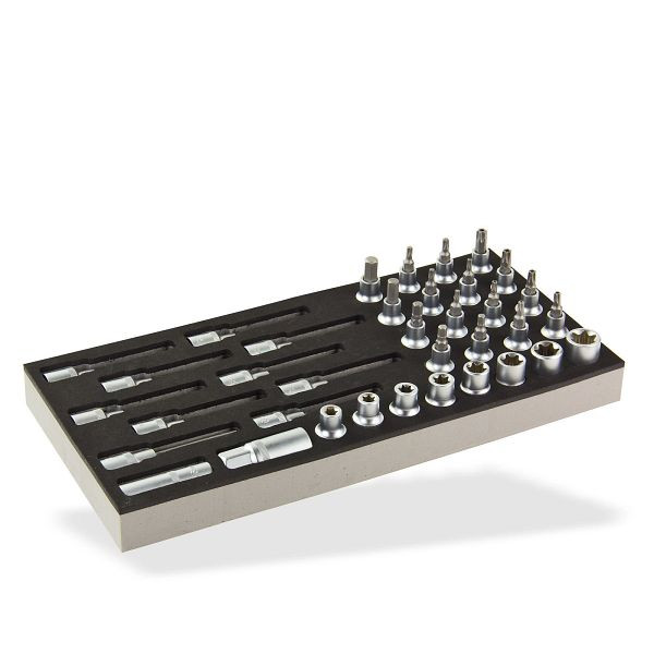ADB binnenzeskant/zeskantige dopsleutelset 1/2", 36-delig, 22302