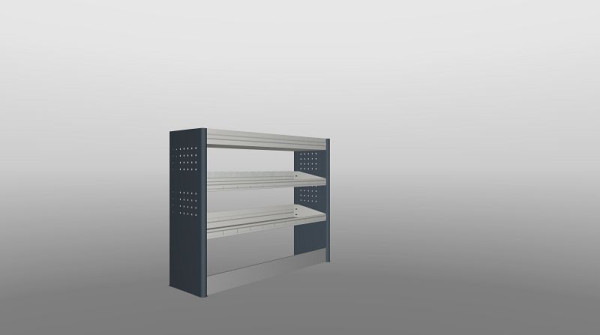 Plastipol-Scheu Profi-Line module voertuiginterieuroplossing 890 x 1100 x 310 mm, PL 701
