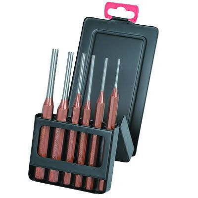 Boxo ponsset in metalen koffer, 6 stuks, PP-06-1MP