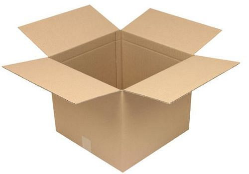 TransPak golfkartonnen vouwdoos 1-wandig, binnenmaat 390 x 390 x 340 mm, kwaliteit 1.20C, verpakking: 25 stuks, 299272