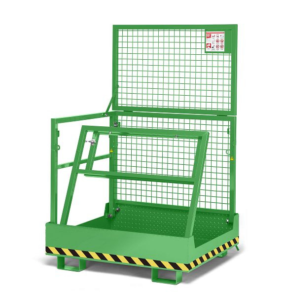RR Industrietechnik Arbeitskorb, RAK-Compact, RAL 6018 gelbgrün, 120000090