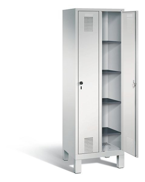 C+P washok Evolo, H1850xB610xD500mm, kleur: lichtgrijs, 48010-20B S10007