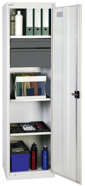 stumpf gereedschaps- en materiaalkast serie 3000, 7035/7035, 1 lade 100 mm, 1 lade 200 mm, 3 badplanken, 3005707