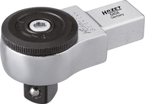 Hazet omkeerbare ratelinzet, vierkant inzetstuk 14 x 18 mm, massief vierkant 12,5 mm, lengte: 70,5 mm, aantal tanden: 72, 6404