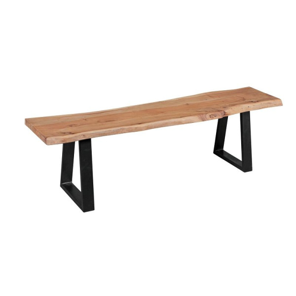 Wohnling eetkamerbank GAYA boomstam massief acaciahout 160 x 45 x 40 cm, WL1.825