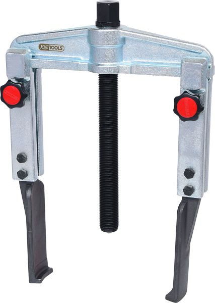 KS Tools universele sneltrekker 2-armig met slanke en verlengde haken, 50-160mm, 220mm, 620.0018