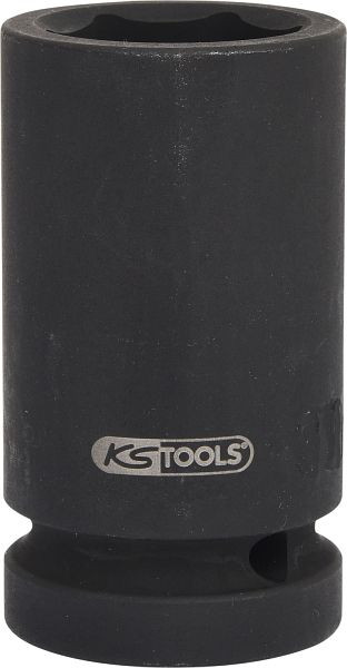 KS Tools 1" slagdop, zeskant, lang, 65 mm, 515.1865
