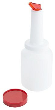Contacto mix/voorraadcontainer 2 l schenktuit en deksel: ROOD, 5843/205