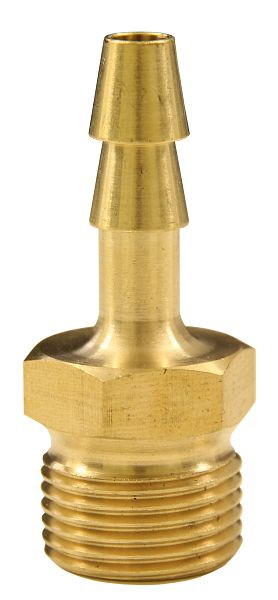 ELMAG slangpilaar met buitendraad, AG 1/4', 9 mm, messing, 42352