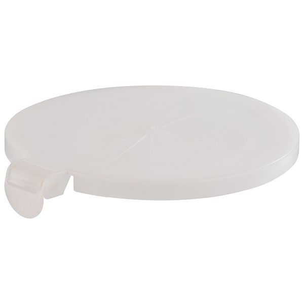 APS deksel voor kan 1,5 liter, Ø 14 x 1,5 cm, polypropyleen, kleur: melkachtig/wit, geschikt voor artikelen 93091, 93093