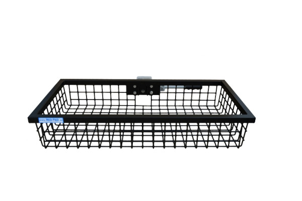 Achterdrager Optimaal, opvouwbaar, zwart mat gepoedercoat met snelsluiting in maat 1000 x 600 x 175 mm, 900404