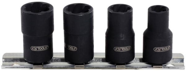 KS Tools 3/8" spiraalprofiel doppenset, 4-delig, 8-13mm, 913.3850