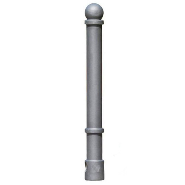 Stone HGS stijl tuinpaal -Ceres-, afneembaar met 3p-technologie, (driehoekslot), inclusief bodemhuls, DB 703 ijzermica, 40041-01