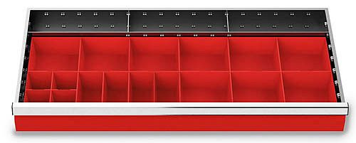 Bedrunka + Hirth lade-inzet T500 R 36-16, voor paneelhoogte 100 mm, 20 stuks, 198-132
