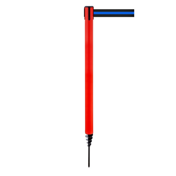 Stein HGS HGS personengeleidingssysteem -P-Line Outside-, rood, zwart/blauw/zwart horizontaal (gestreept), met veiligheidssluiting (zelfontgrendelend), 37687-0702