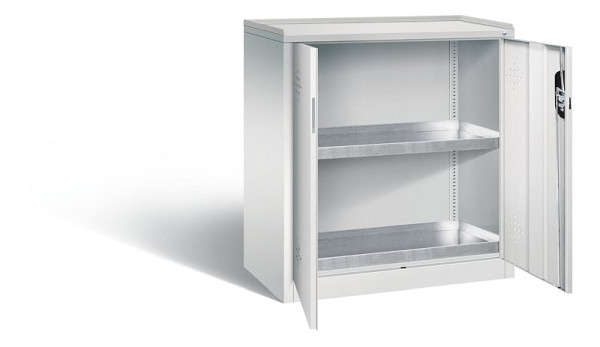 C+P klimaatkast Acurado, H1000xB930xD500mm, kleur: lichtgrijs, verzonken handgreep, 8821-315 S10154