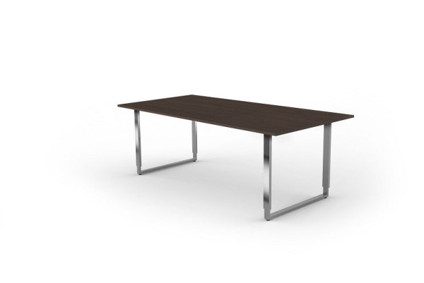 Kerkmann in hoogte verstelbaar bureau extra groot / vergadertafel, Aveto, B 2000 x D 1000 x H 680-820 mm, wenge, 11433951