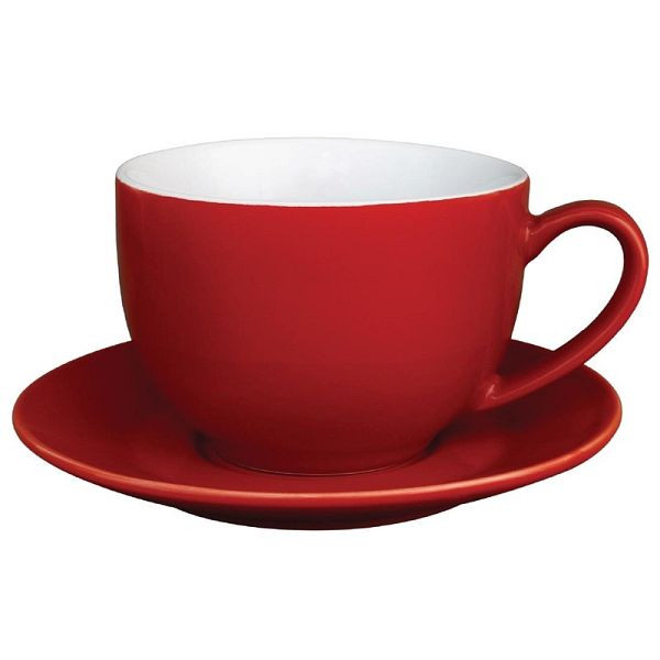 Olympia Cafe cappuccinokopjes rood 34cl, VE: 12 stuks, GK076
