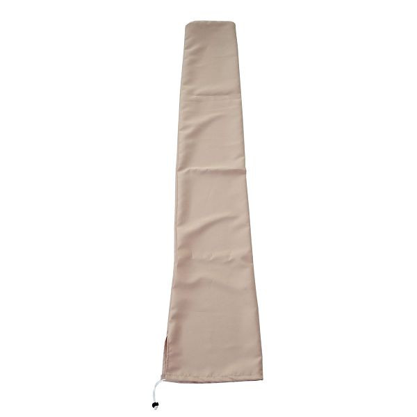 Mendler beschermhoes voor parasols tot 3m, afdekhoes met trekkoord, creme, 51069