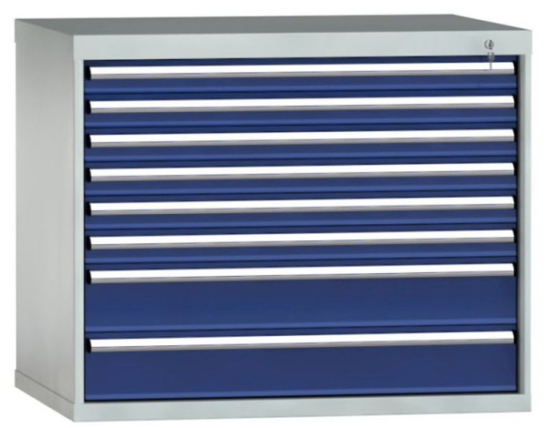 KLW ladekast 850 x 1031 x 750 mm H x B x D, inbouwmaten: 750 mm, indeling: 54x36 stuks, SJB0850-08EP-001