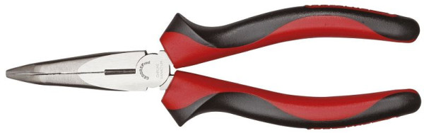 GEDORE punttang rood, 45° gebogen, lengte 200 mm, 2K-greep, 3301136