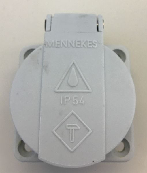 ELMAG Schuko stopcontact 16A 230 volt voor stroomgeneratoren, 9503051