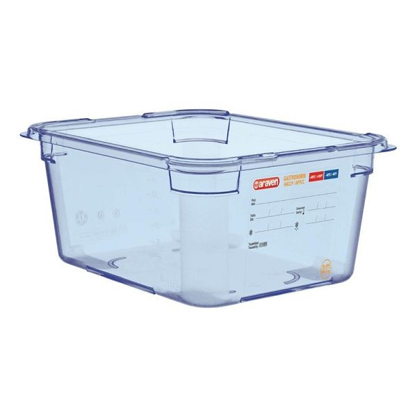Araven GN1/2 voerbak blauw 150mm, GP585