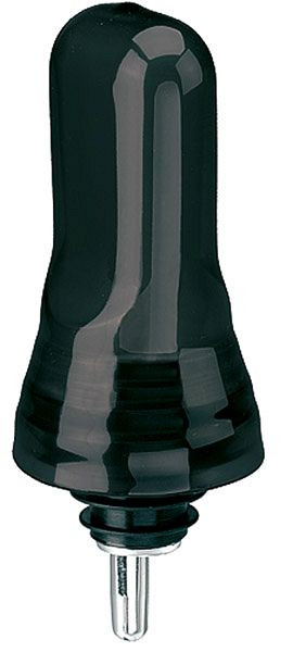 APS stofkappen, Ø 4 cm, hoogte: 8 cm, ABS, zwart, VE 2 stuks, 93161
