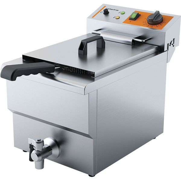 Caterina friteuse, 8 liter, met aftapkraan 300x510x390 mm (BxDxH), 3 kW 230V, CA2203080