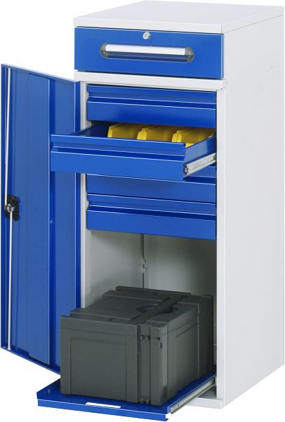 RAU zijkast sta bureau, 4x binnenladen, 450x1060x520 mm, 07-450-M33.11