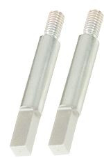 KS Tools vierkante adapter, 6 mm, verpakking van 2, verchroomd, 450.0185