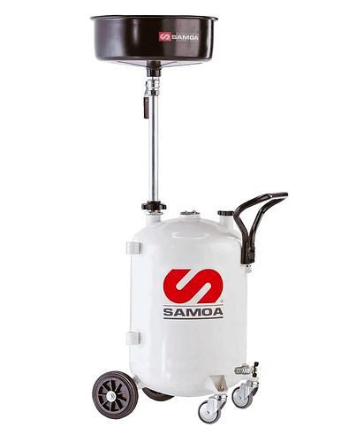 DENIOS mobiele afvalolie-inzamelaar, met opvangtrechter, 70 liter, 305379