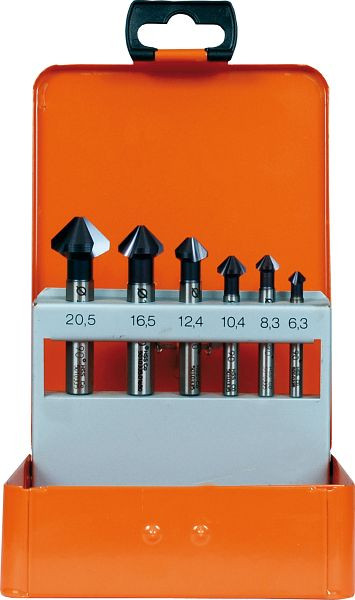 Projahn cassette verzinkboor HSS-Co ATN 6-delig 6,3 - 20,5 mm, 35901
