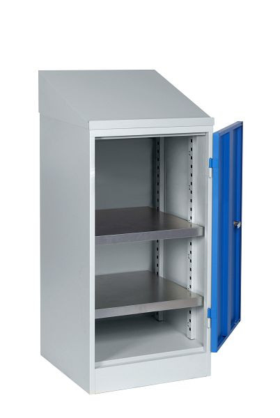 SOFAME bureaukast B 500 x D 500 x H 945 met 2 planken, met bureaubevestiging, W030100004GCBI