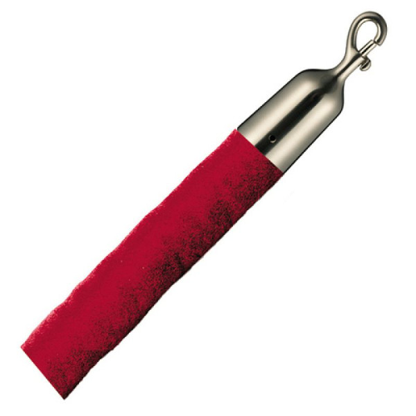 Stone HGS koord van fluweel, Ø 38 mm, zwart, 1 m, messing, 11695-10-me