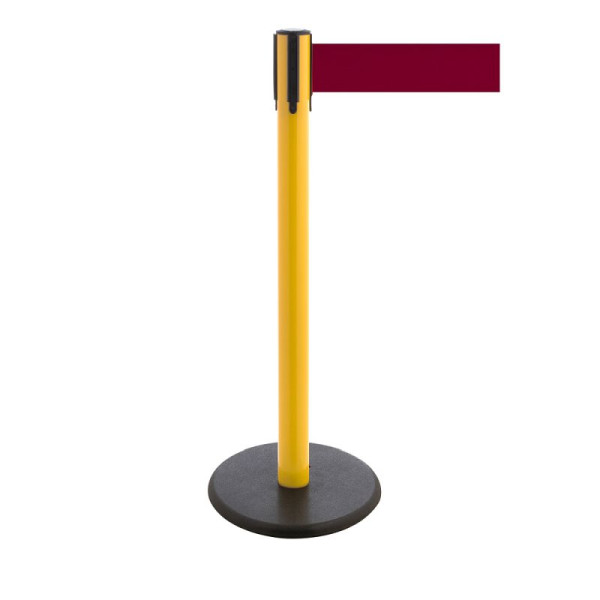 Stein HGS HGS personengeleidingssysteem -P-Line Premium-, geel, bordeaux, met bandeindstuk (standaard), bandlengte: 3,8 m, 34241e-1502