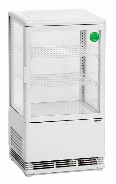 Bartscher Mini koelvitrine 58 l, wit, 700258G