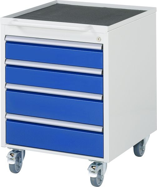 RAU rolcontainer serie 7000, 4 x lade afmeting L 2xH120, 2xH150 mm, 580x745x650 mm, 05-3.6A.11