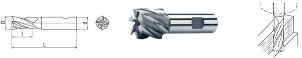 ELMAG HSS Co8 vingerfrees DIN 1835B, Ø 40,0 mm (extra kort), 73352