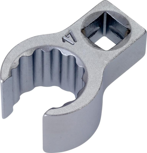 Hazet ringsleutel, dubbel zeskant, open, hol vierkant 10 mm, buiten dubbel zeskant profiel, 17 mm, binnen vierkant 10 = 3/8", 848Z-17