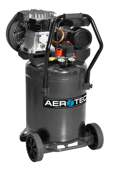 AEROTEC 420-90 V TECH - 230 volt oliegesmeerde zuigercompressor, verrijdbaar, 2010179