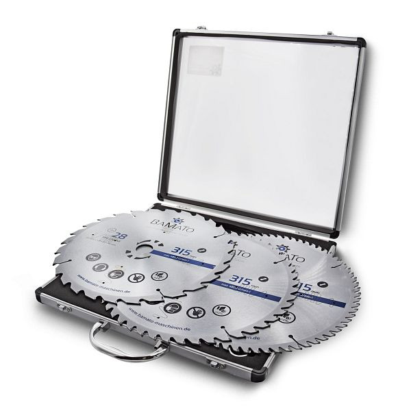 BAMATO 3-delige HM cirkelzaagbladenset, diameter 315 mm, SBS315SET