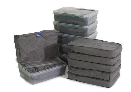 DENSORB non-woven kussen in schelpen, "Universal" versie, 6 schelpen + 12 non-woven kussens, 123-130