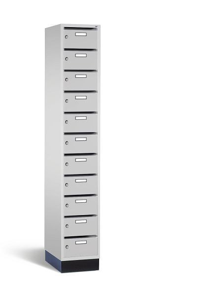 C+P verdeelkast Intro, H1950xB320xD490mm, kleur: lichtgrijs, 8170-111 S10001
